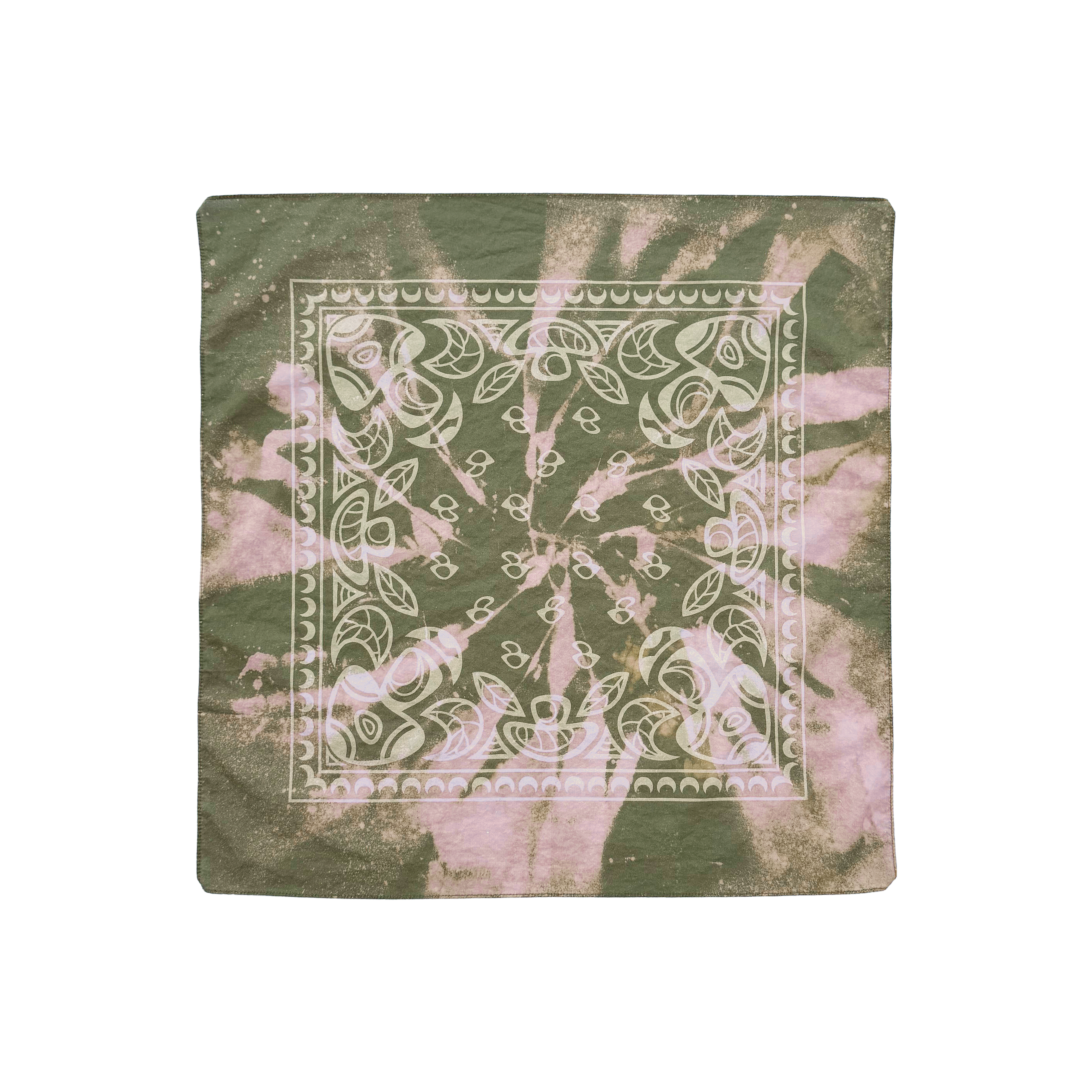 Calathea Tie-Dye Bandana